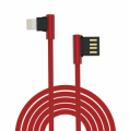Cavo King USB - Lightning ad angolo 90Â° Rosso