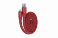 Cavo Piatto in corda Ring Y1 Micro-Usb 80cm Rosso