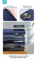 Cover in Silicone e interno in spugna per iPhone 13 Pro Nera